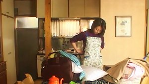 Asian Amateurs Get Naked, Cook And Get Ready To Fuck