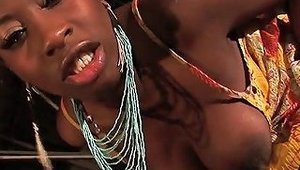 Ebony Bitch Lifts Her Dress Up So Guy Can Fuck Her Porn 16